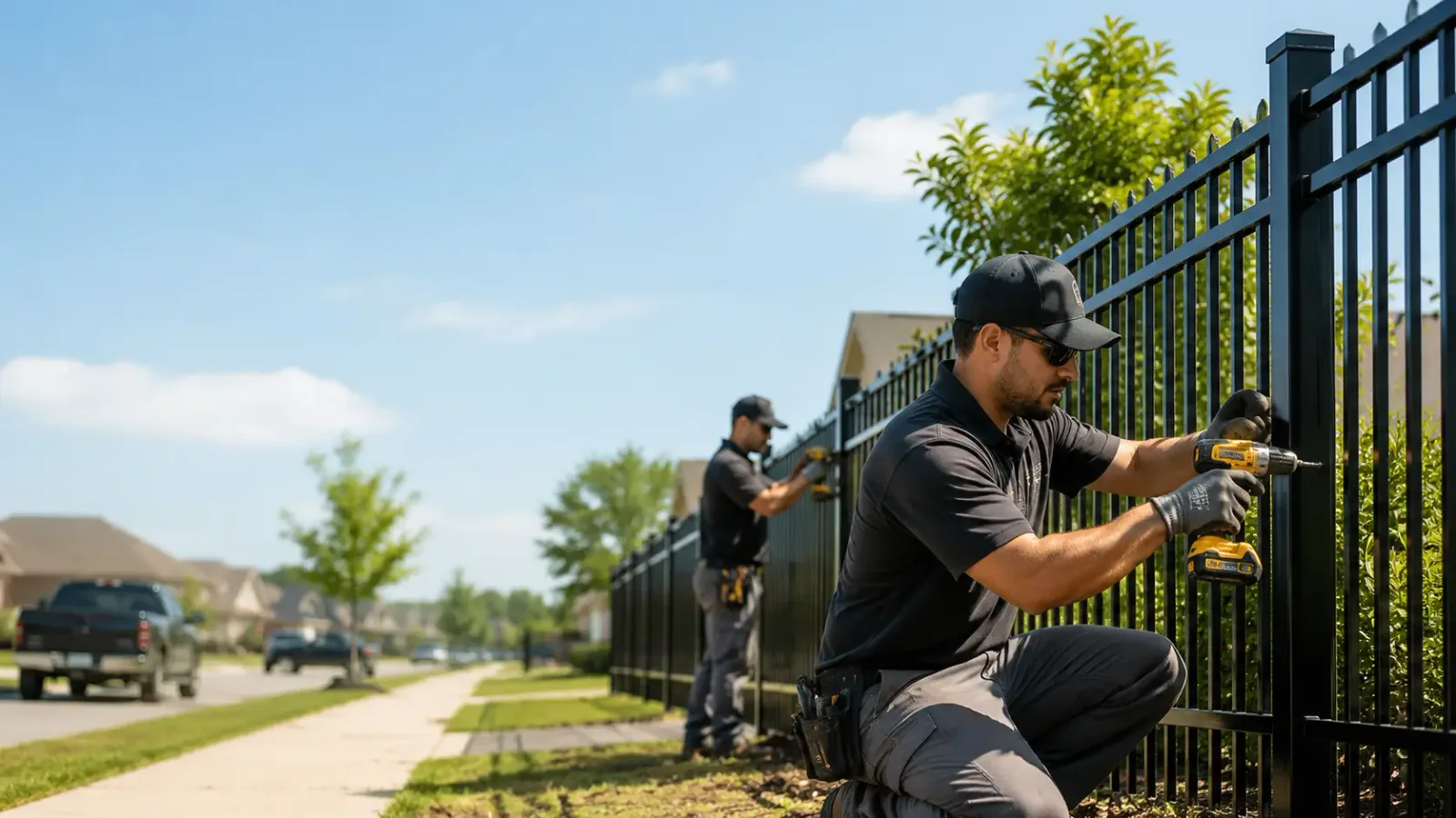 Metal Fence Installation in Lake Creek, TX
